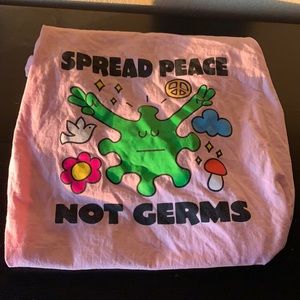 Spread peace not germs t shirt